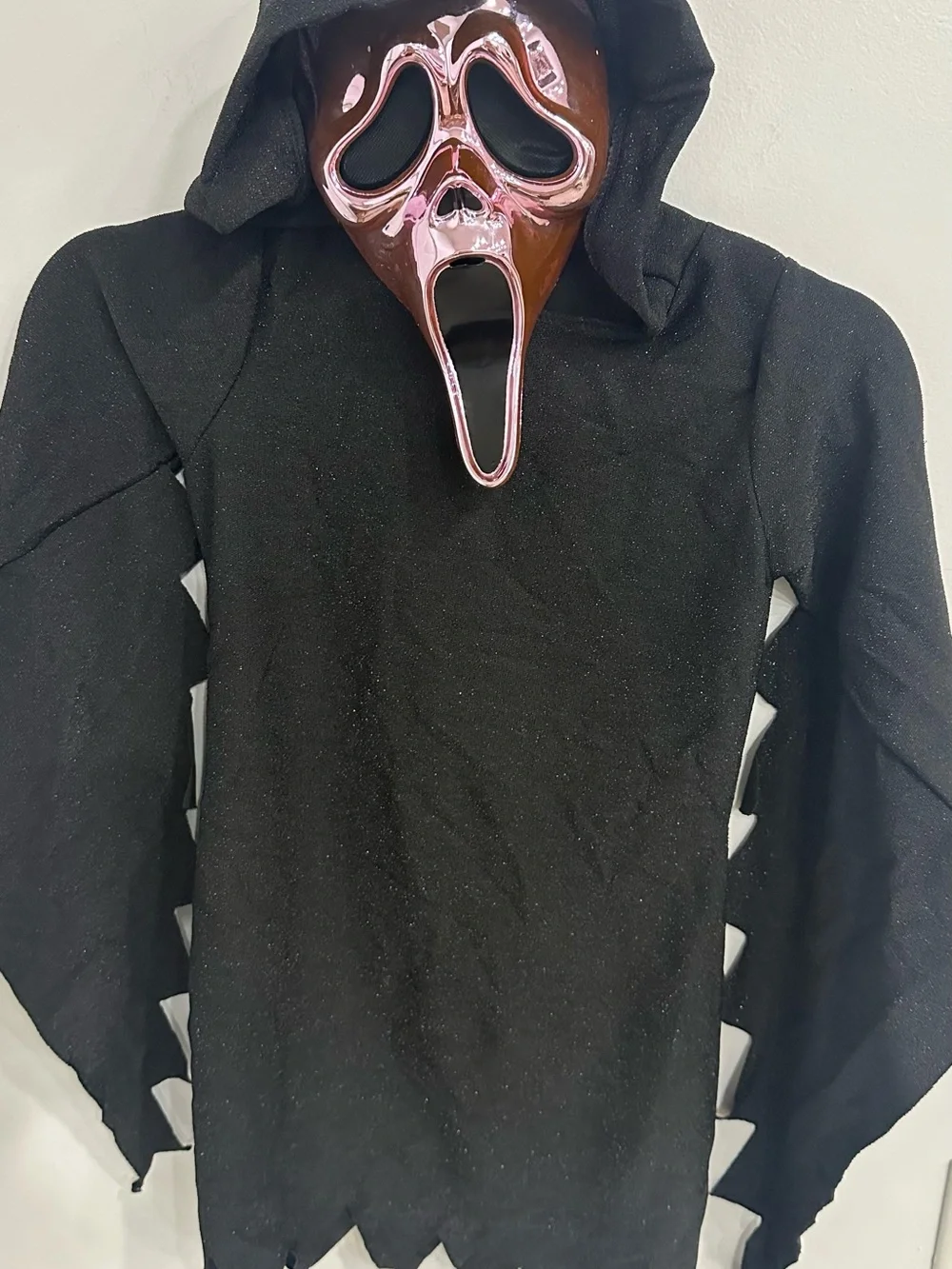 Spirit Halloween Toddler Pink Ghost Face Bling Costume 5T-6T Excellent Condition